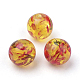 Resin Imitation Amber Beads RB660Y-8mm-2-1