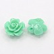 Synthetic Coral 3D Flower Rose Beads CORA-A005-12mm-M-2