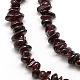 Natural Garnet Beads Strands X-G-P035-14-2