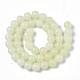 Synthetic Luminous Stone Beads Strands G-T129-12E-2