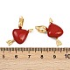 Латунь раз по сравнению с застежками KK-H078-24G-3