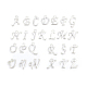 Colgantes de letras de aleación X-PALLOY-X0037-68S-1