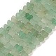 Verde naturale perline avventurina fili G-M403-A14-1