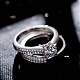 Conjuntos de anillos de compromiso de boda para mujeres RJEW-BB61674-P-4-1