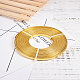 BENECREAT 10m (33FT) 5mm Wide Gold Aluminum Flat Wire Anodized Flat Artistic Wire for Jewelry Craft Beading Making AW-BC0002-01A-5mm-6