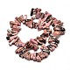 Synthetic Rhodonite Nuggets Bead Strands G-P073-36-2