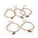 Glass Beads Bracelets BJEW-P256-C06-2