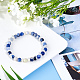 Olycraft 189 pièces 6mm perles de pierre naturelle bleu-veine perles de sodalite rondes perles de pierres précieuses en vrac énergie pierre pour bracelet collier fabrication de bijoux G-OC0001-48-4