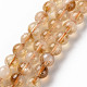 Chapelets de perles de citrine naturelle G-S362-105B-1