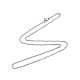 304 Edelstahl-Kabelketten-Halskette für Männer und Frauen NJEW-N050-A02-S20-3
