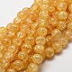 Perles rondes en verre craquelé brins CCG-E001-12mm-05-1