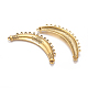 Tibetan Style Alloy Crescent Chandelier Components Links TIBE-S217-AG-NR-2