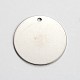 Stainless Steel Stamping Blank Tag Pendants STAS-L166-05-2