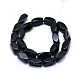 Natural Black Agate Beads Strands G-I245-28B-2