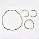 Conjuntos de jeweley de aleación pintada con aerosol SJEW-S044-01A-1
