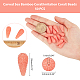 Cuentas de coral sintético tallado arricraft CORA-AR0001-01-2
