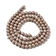 Perlenstränge aus kubischen Zirkonia-Imitationsperlen ZIRC-P109-03B-M-4