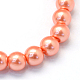 Baking Painted Pearlized Glass Pearl Round Bead Strands X-HY-Q003-6mm-77-2