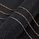 Sunnyclue 6 шт. 3 цвета 304 цепочки из нержавеющей стали Фигаро изготовление ожерелья STAS-SC0002-75-5