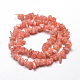 Grade A Natural Rhodochrosite Chip Beads Strands X-G-E271-93-2