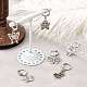 Butterfly Alloy Multifunction Pendant Decorations HJEW-CJ00005-4