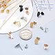 Bijoux pandahall 40pcs 20 style 304 accessoires de boucles d'oreilles en acier inoxydable STAS-PJ0001-23-3