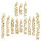 24pcs 12 pendentifs en laiton doré de style KK-LS0001-45-2
