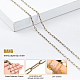 Kits de fabricación de joyas de cadena de clip de papel diy de sunnyclue DIY-SC0014-49AB-3