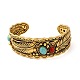 Bracelets de brassard en alliage de style tibétain BJEW-Q769-02AG-2