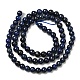 Chapelets de perles en lapis-lazuli naturel G-K311-14A-2