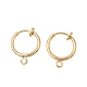 Ohrclips aus Messing&nbsp;KK-CBA2395-04G-1