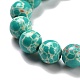 Brins de perles de jaspe impérial synthétiques G-E568-01A-02-3