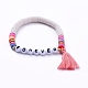 Handgemachte Polymer Clay heishi Perlen Armbänder BJEW-JB05086-05-1