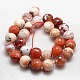 Natural Fire Crackle Agate Beads Strands G-L084-14mm-04-2