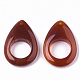 Pendentifs d'agate cornaline naturelle / rouge G-R473-01-2
