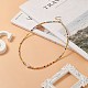 Halsketten aus Glasperlen und Kunstperlen aus Kunststoff für Damen NJEW-JN04211-6