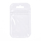 透明なプラスチックジップロックバッグ  再封可能な包装袋  長方形  透明  9x5.5x0.02cm  片側の厚さ：2.3ミル（0.06mm） OPP-T002-01A-5