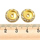 Brass Crystal Rhinestone Beads RB-F035-06C-G-3