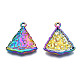 Ciondoli in lega color arcobaleno con placcatura a cremagliera PALLOY-S180-309-3