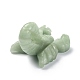 天然グリーンアベンチュリン彫刻癒しのサソリの置物  エネルギーバランスをとる瞑想療法のためのレイキ石像  45~48x34~44x30~37mm DJEW-M008-01E-3