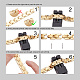 SHEGRACE Stainless Steel Panther Chain Watch Band Bracelets JB679A-4