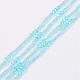 Synthetic Turquoise Beaded Necklaces NJEW-G282-21E-3