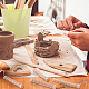 Keramikwerkzeug aus Buchenholz DIY-WH0224-93D-6