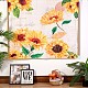 Lebendiger ästhetischer Sonnenblumen-Wandteppich JX150B-1