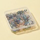 80 pièces 8 couleurs galvanoplastie perles de verre EGLA-FS0001-29-6