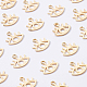 Benecreat 20 шт. 18k позолоченный кулон с подвесками от сглаза долговечные латунные ювелирные изделия с петлей для ожерелья серьги DIY изготовление ювелирных изделий KK-BC0006-38G-6