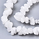 Bianco naturale perline pietra di luna fili G-S363-018-2