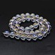 Chapelets de perles de cristal de quartz naturel électrolytique G-K285-09-10mm-02-2