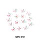 3D Resin Butterfly Nail Charms MRMJ-Q072-25K-2