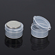 プラスチックビーズ収納ケース  コラム  透明  3.2x1.8cm 容量：7ml（0.23液量オンス） CON-L006-02-2